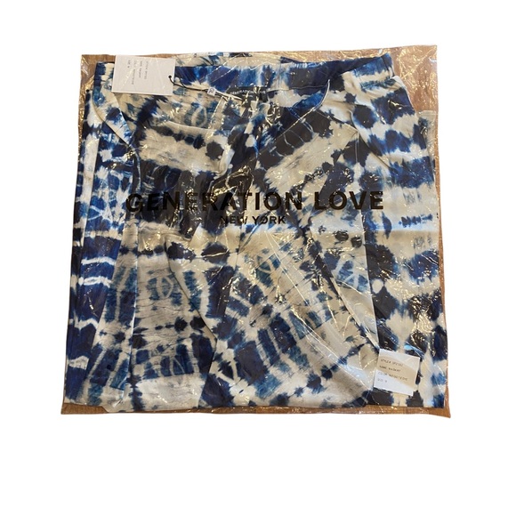 Generation Love Indigo Tie Dye Nia Silk Skirt (M) - Picture 12 of 13